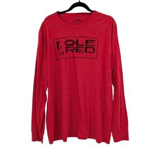 Ole Red Nashville Long Sleeve Graphic Tee Red Size XXL